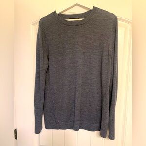 Gray Merino Wool Sweater